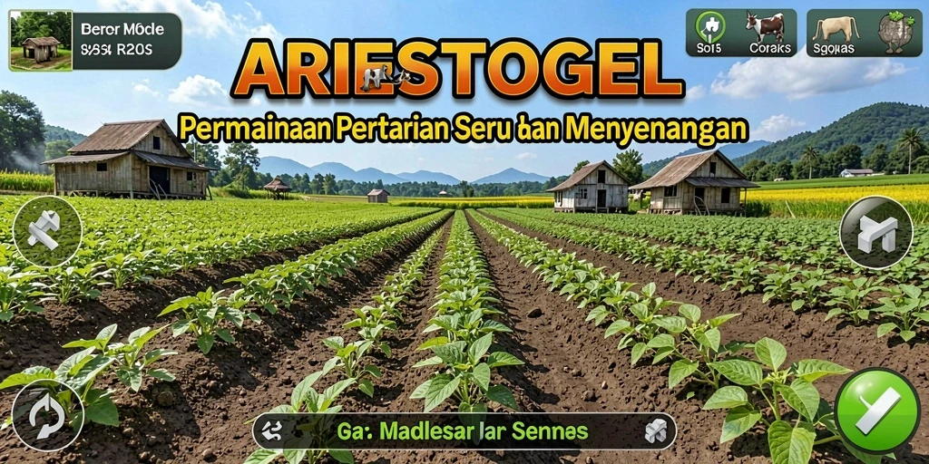 Gameplay ARIESTOGEL yang menggugah selera bertani.