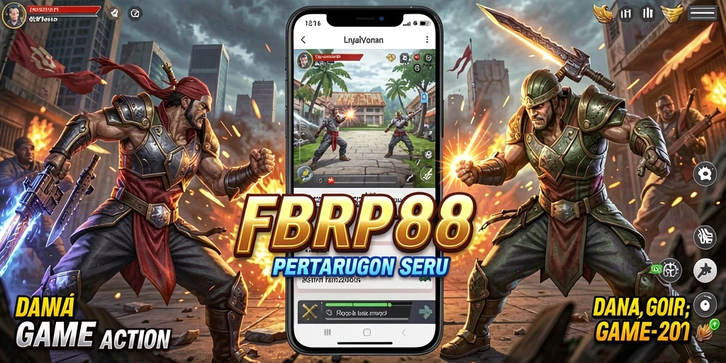 Screenshot FBRP88 menunjukkan pertarungan mendebarkan dengan efek grafis yang menakjubkan.