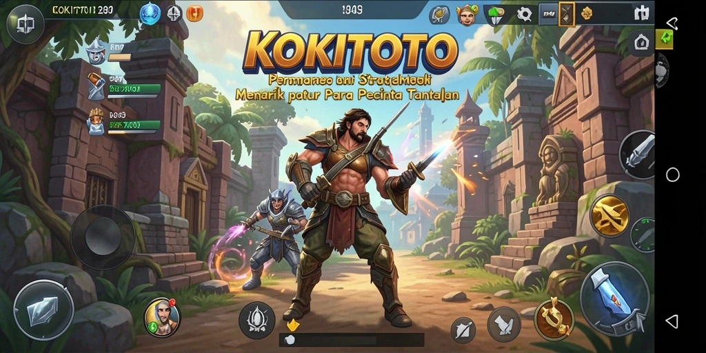 Gameplay KOKITOTO yang menantang dan penuh strategi.