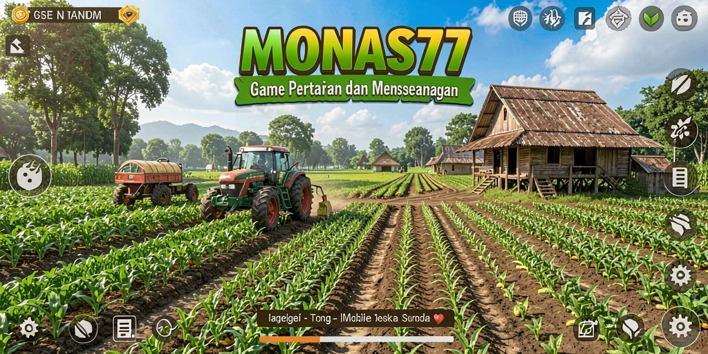 Tampilan menarik dari gameplay <strong>MONAS77</strong> yang seru di dunia pertanian.