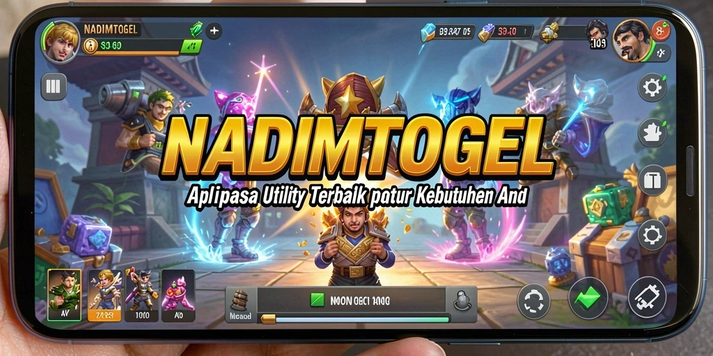 Tampilan antarmuka NADIMTOGEL yang intuitif dan menarik.
