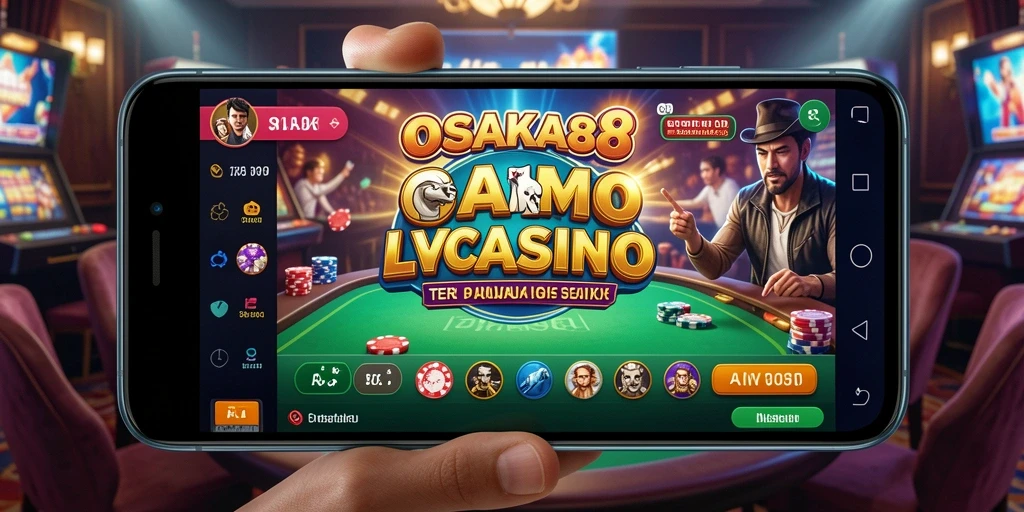 Tampilan gameplay Live Casino yang seru dan interaktif di OSAKA88.