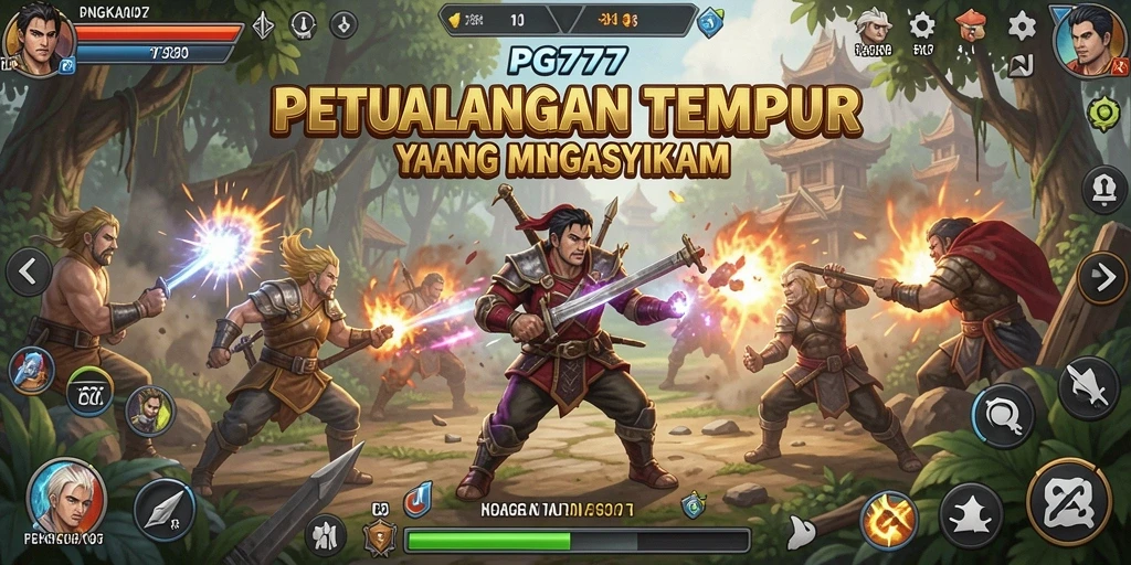 Screenshot PG777 menampilkan aksi pertempuran yang mendebarkan.