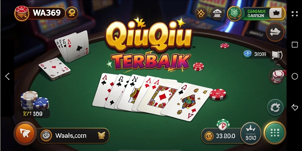 Gameplay seru QiuQiu di WA369 dengan teman-teman.