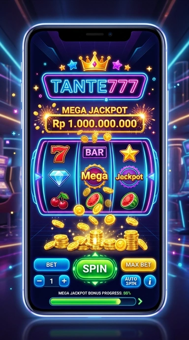 Tampilan antarmuka pengguna tante777 yang sederhana dan bersih.